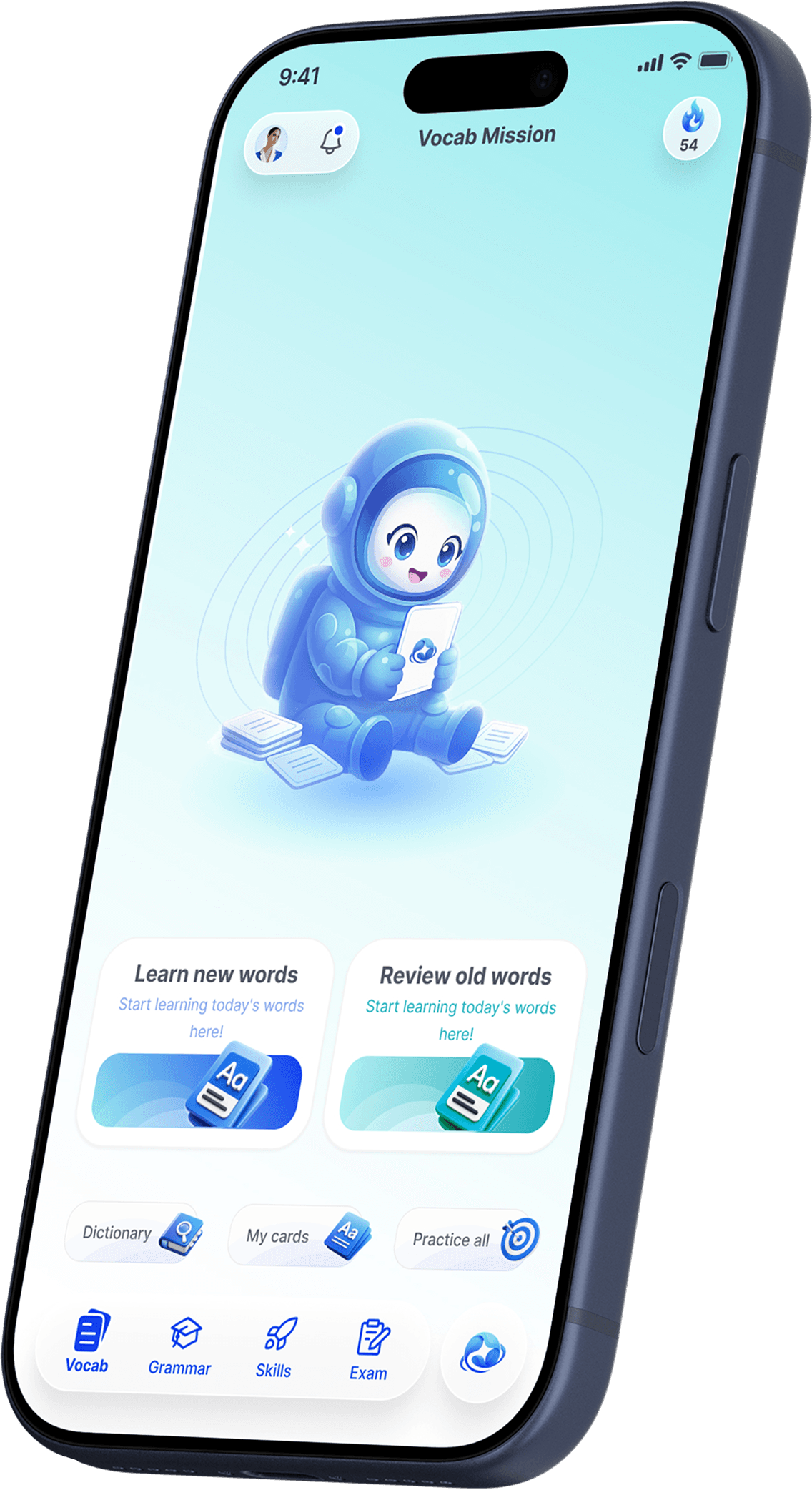 Pendorai vocabulary mission screen